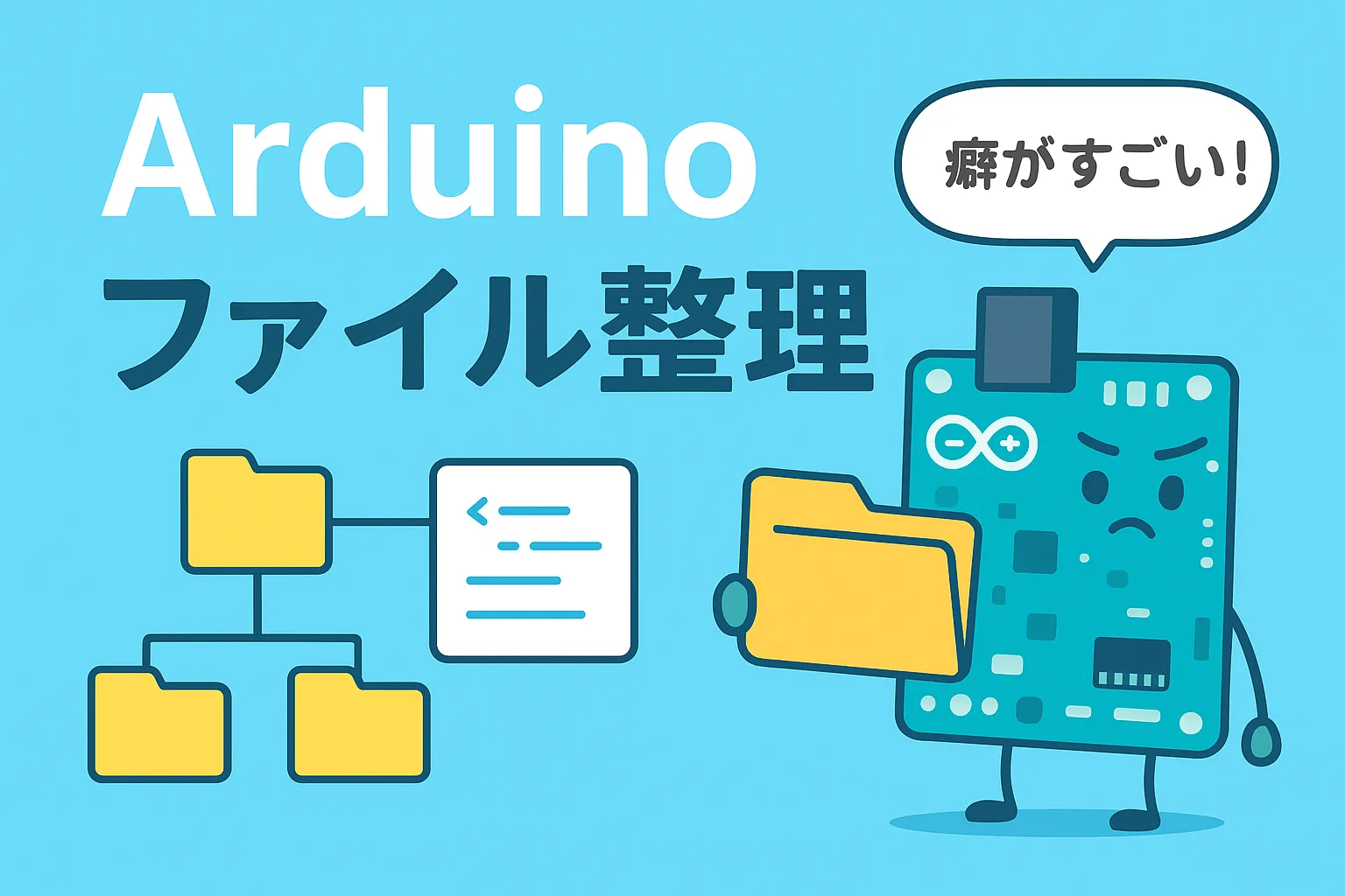 Arduino でサブディレクトリにファイル分割する方法