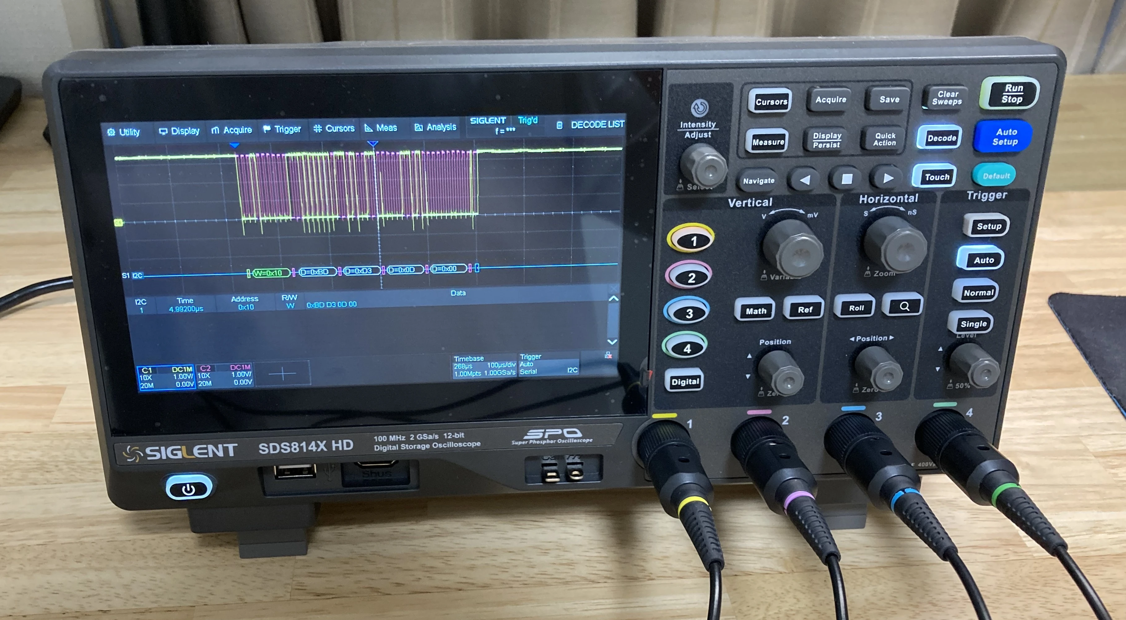 オシロ　アークの件 SIGLENT SDS814X HD オシロスコープを試してみる | Okawa Yusuke