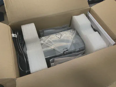 箱を開けたところ